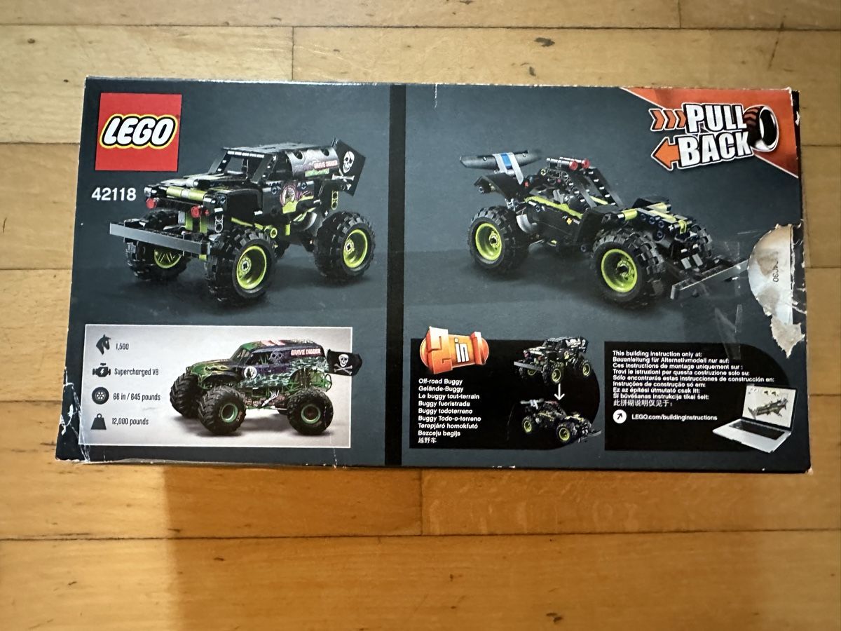 Lego Kit di costruzioni: Lego Technic 42118 Monster Jam Grave Digger – Usato da Weinfelden venduto da Kud 1