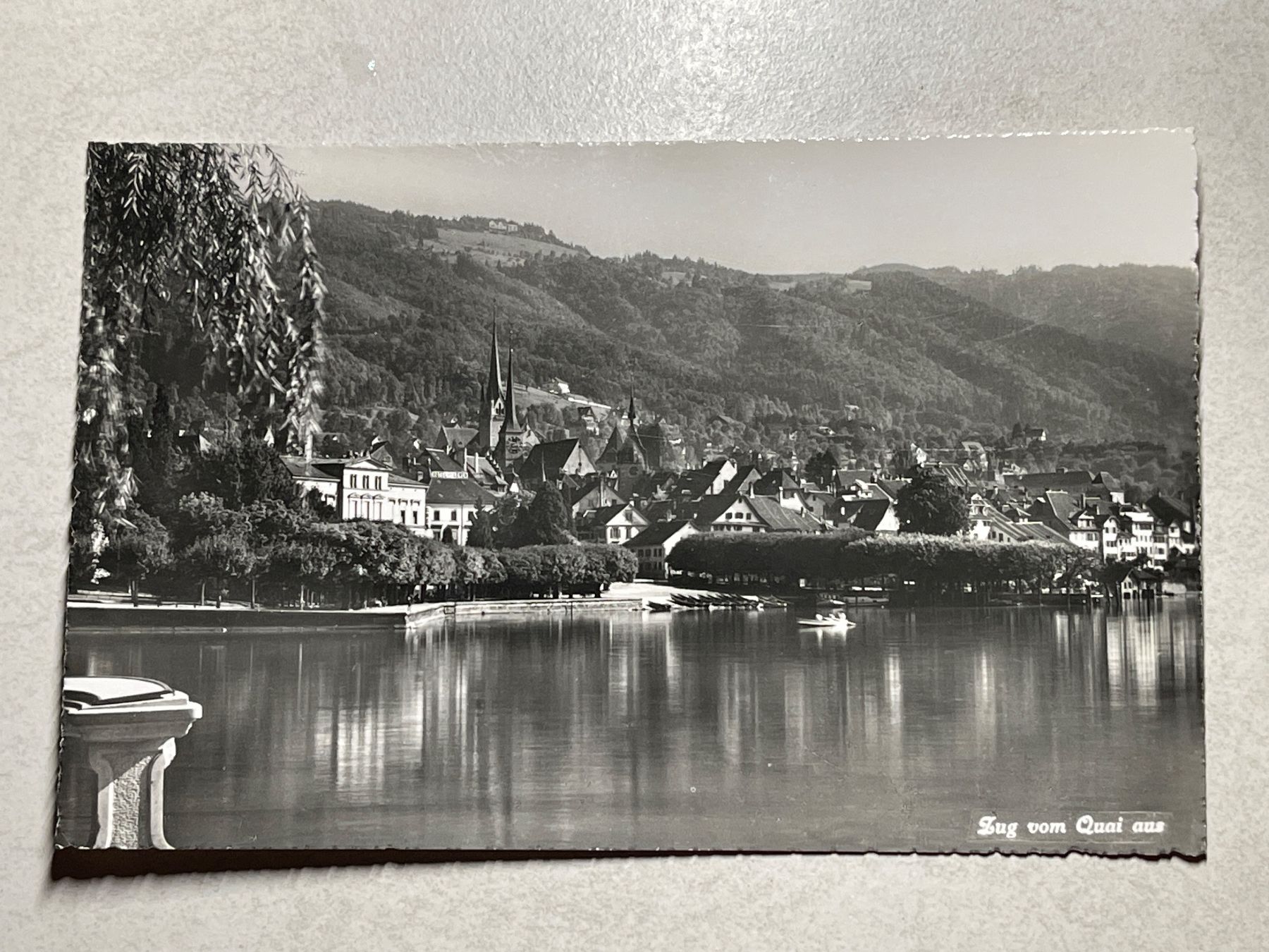 Cartoline postali: Ansichtskarte Zug vom Quai aus – Usato da Strengelbach venduto da Aschatan5