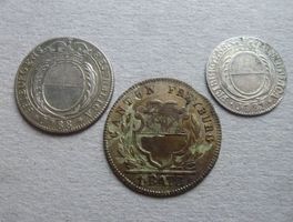 Fribourg ++ 3 Kantonalmünzen ab 1787, gute Erhaltung
