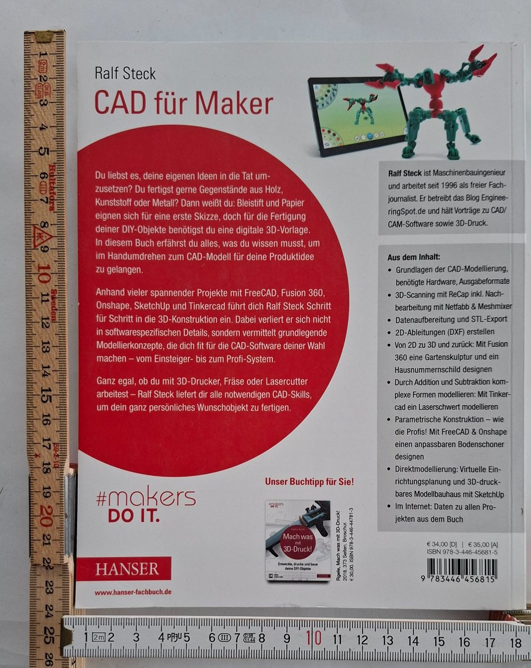 Libri: CAD für Maker - Designe deine 3D-Objekte! – Usato da Opfikon venduto da Diversamente 1