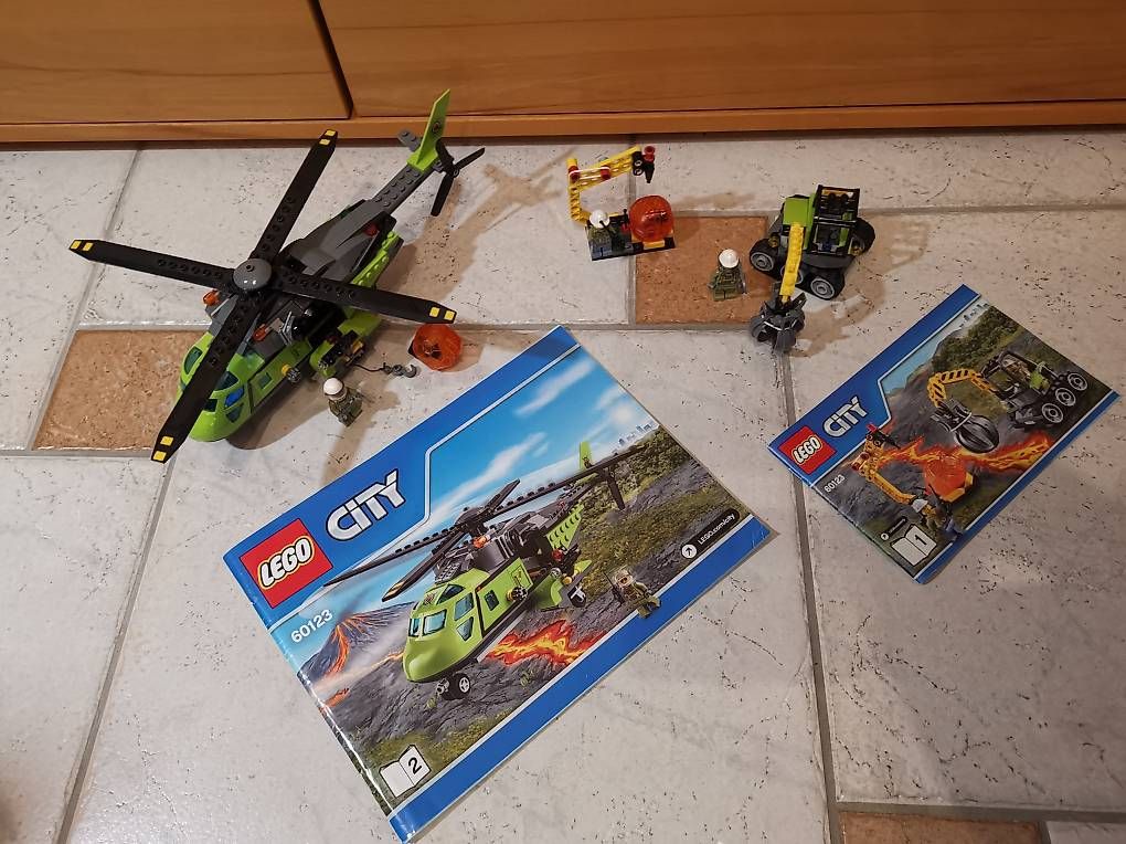Baukästen: Lego 60123 Vulkan-Versorgungshelikopter – Gebraucht aus Kirchberg BE von sonne88