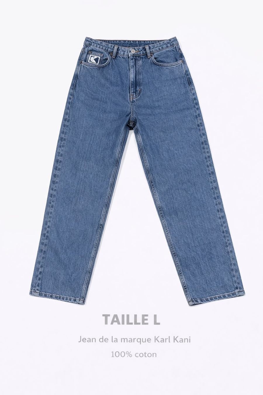 Jeans: Jeans taille L – Usato da Bassecourt venduto da bel_q5vh