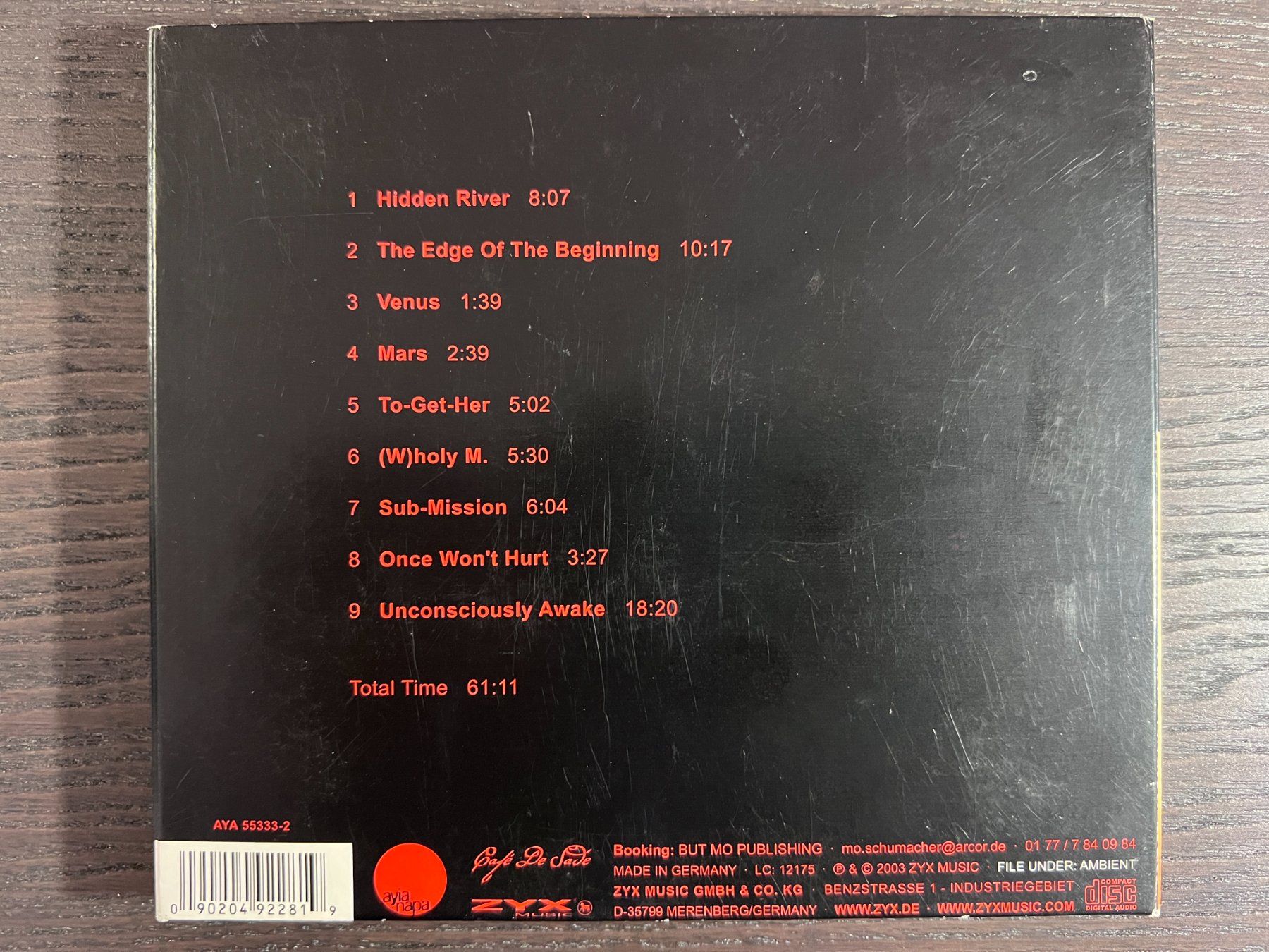 CD: Café De Sade - Futurerotic Performed by MIR – Usato da Zürich venduto da MusikFreunde 1