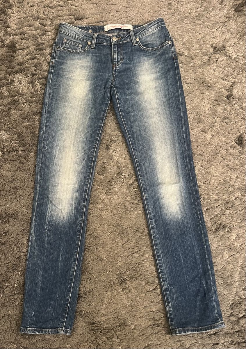 Jeans: Seven7 Jeans Gr. 26 mit Strass – Usato da Kilchberg ZH venduto da SyFo286