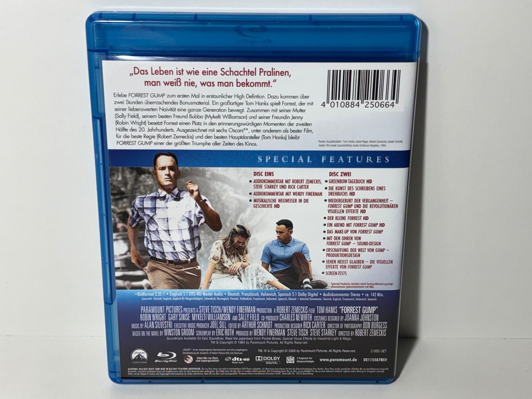 Alle DVDs: Forrest Gump Blu Ray – Gebraucht aus Wilderswil von Sstriker 1