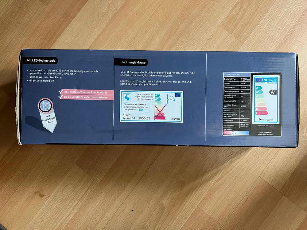 Lustres & lampes de plafonds: LED-Strahler "Nora" von TOOM, inkl. Leuchtmittel – Neuf (Voir description) à Rheinfelden par racom 3