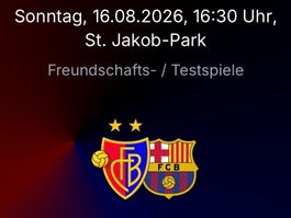Top-Platz Fc Basel vs FC Barcelona - direkt hinter der Bank!