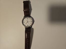 Jean Junod Herren-Armbanduhr Leder Quarz