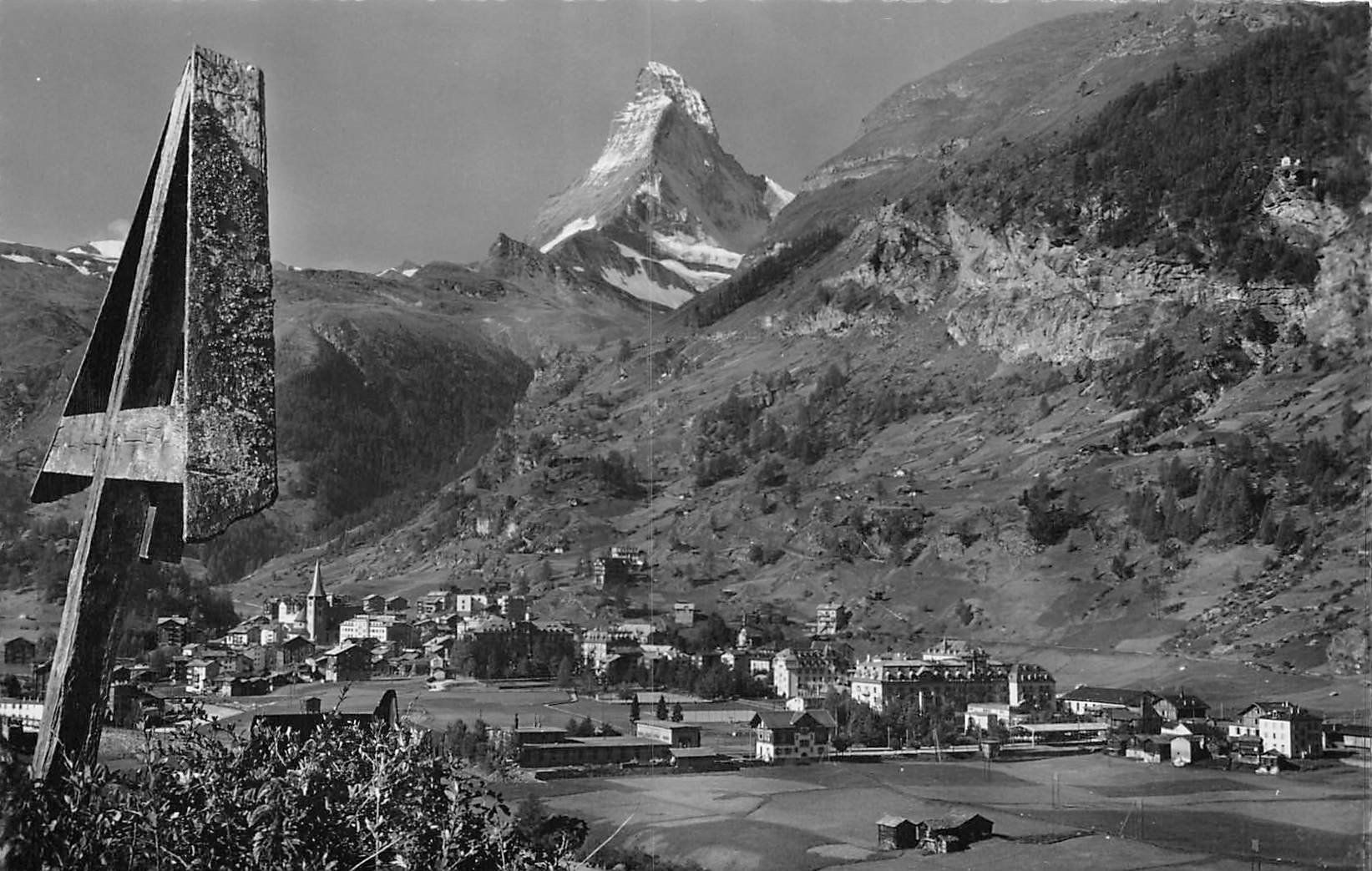Cartoline postali: 2x Zermatt – Usato da Ottikon b.Kemptth. venduto da Neptun1974