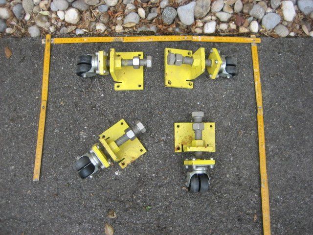 Sonstiges zum Lager & Transport: 4 Schwerlastrollen – Gebraucht aus Winterthur von pf02