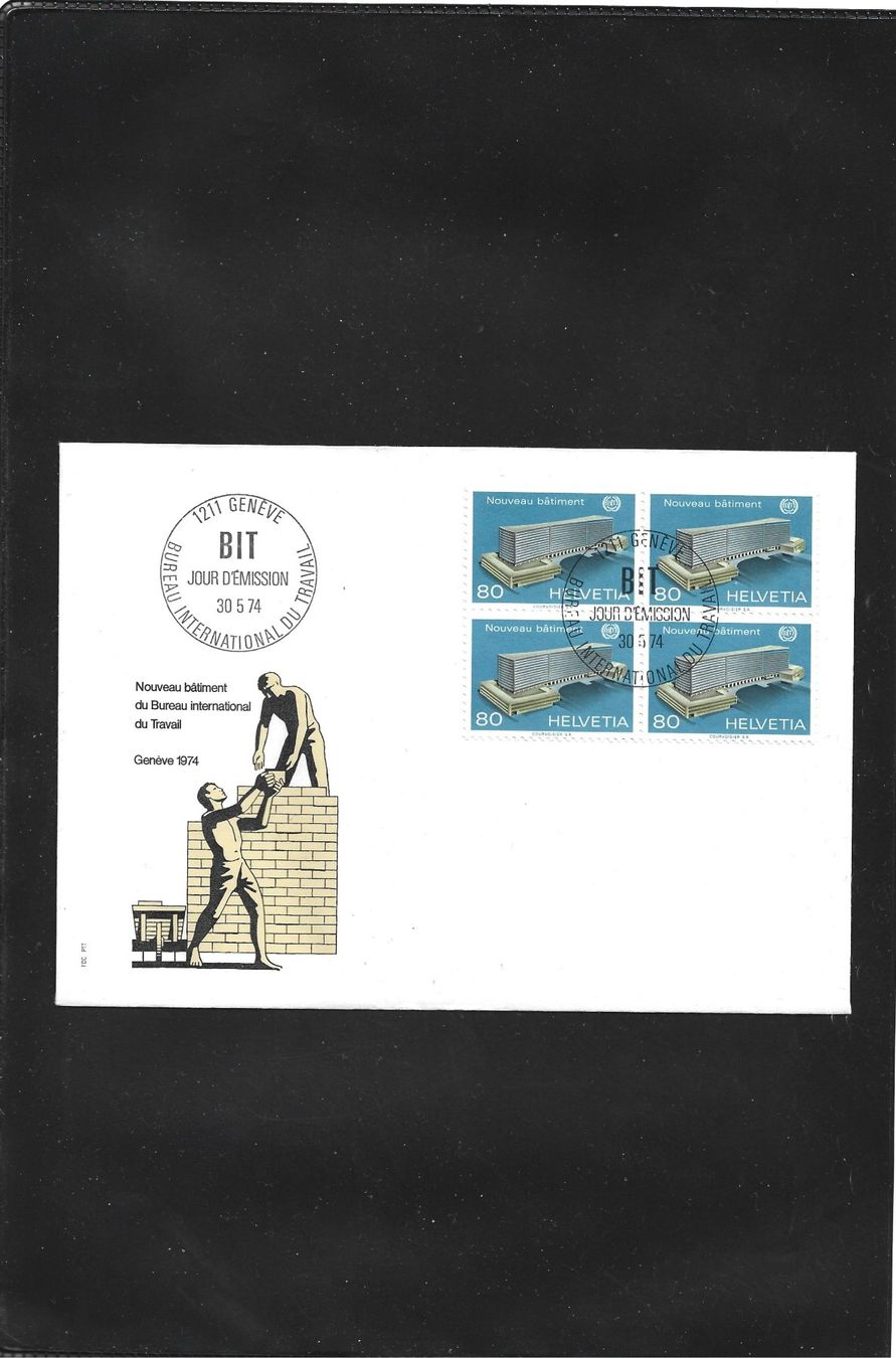Tutti i francobolli: 1975 FDC 4er BIT – Usato da Rheinau venduto da loxis