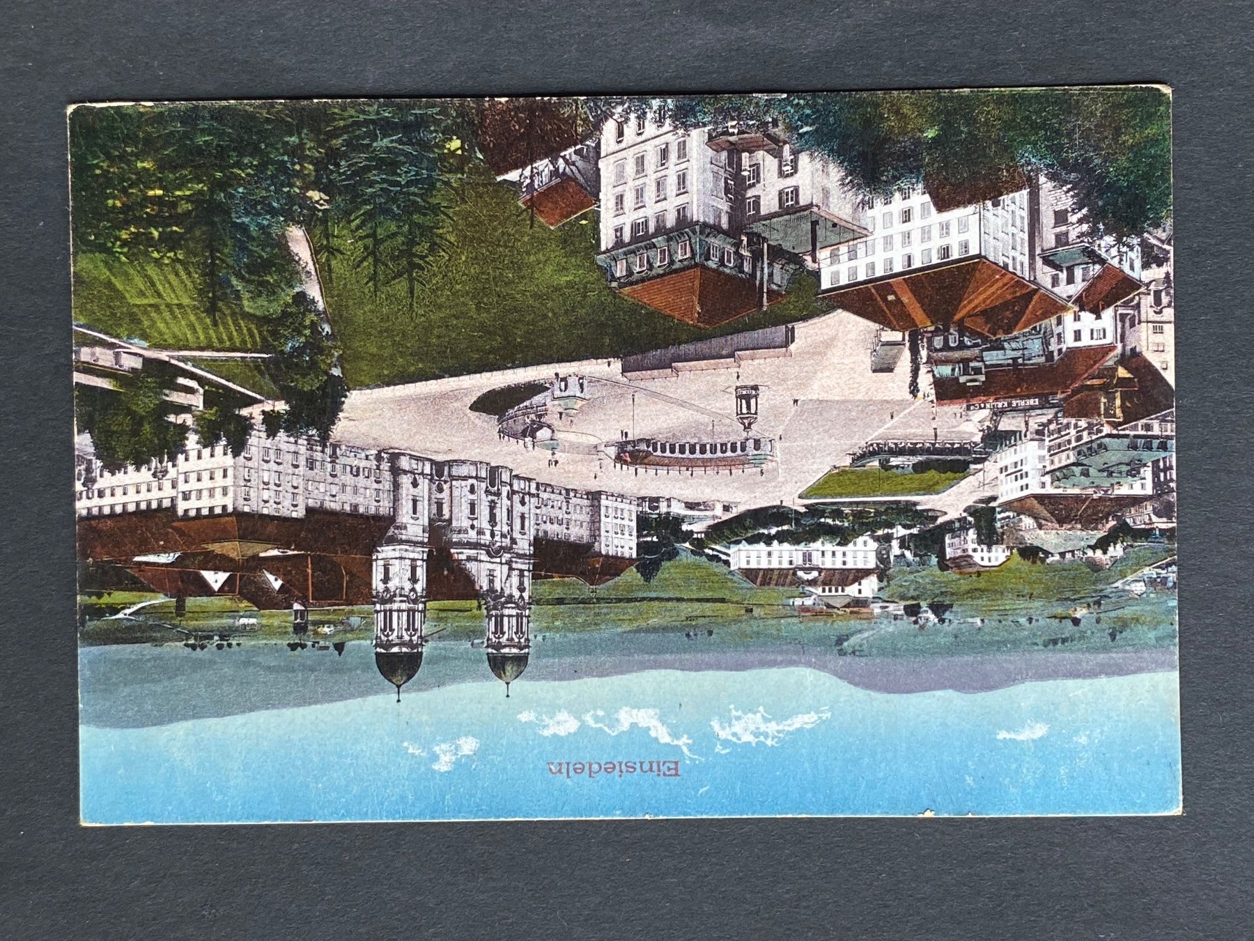 Alle Briefmarken: 153, Bildpostkarte Einsiedeln – Gebraucht aus Aarau von hilde47 1