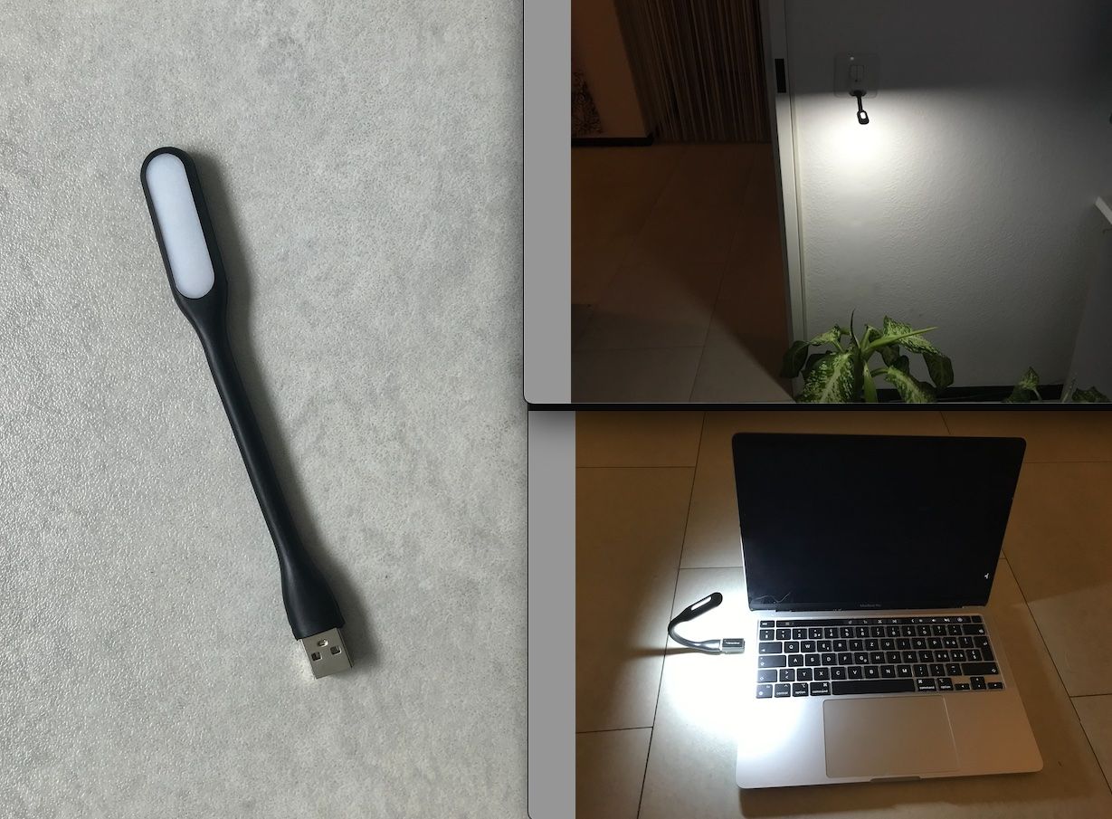 Lampen: Flexible Leuchte LED mit USB-A - Lampe – Neu und originalverpackt aus Spreitenbach von Brockiland-Flohmarkt
