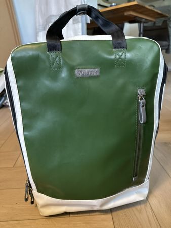Rucksack 7clouds grün weiss schwarz sehr guter Zustand