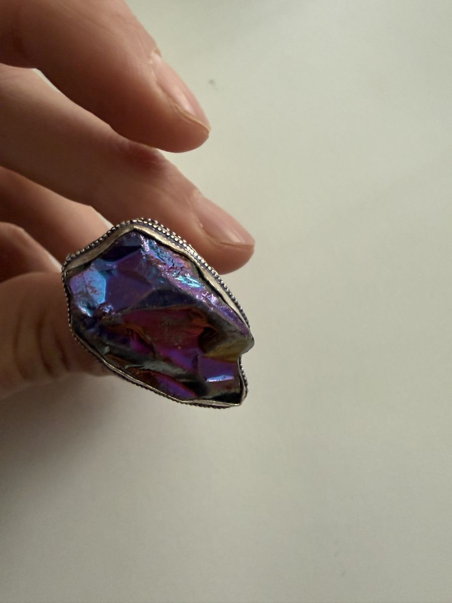 Ringe: Beautiful ring with multicoloured stone – Gebraucht aus Vevey von say_c25m 2