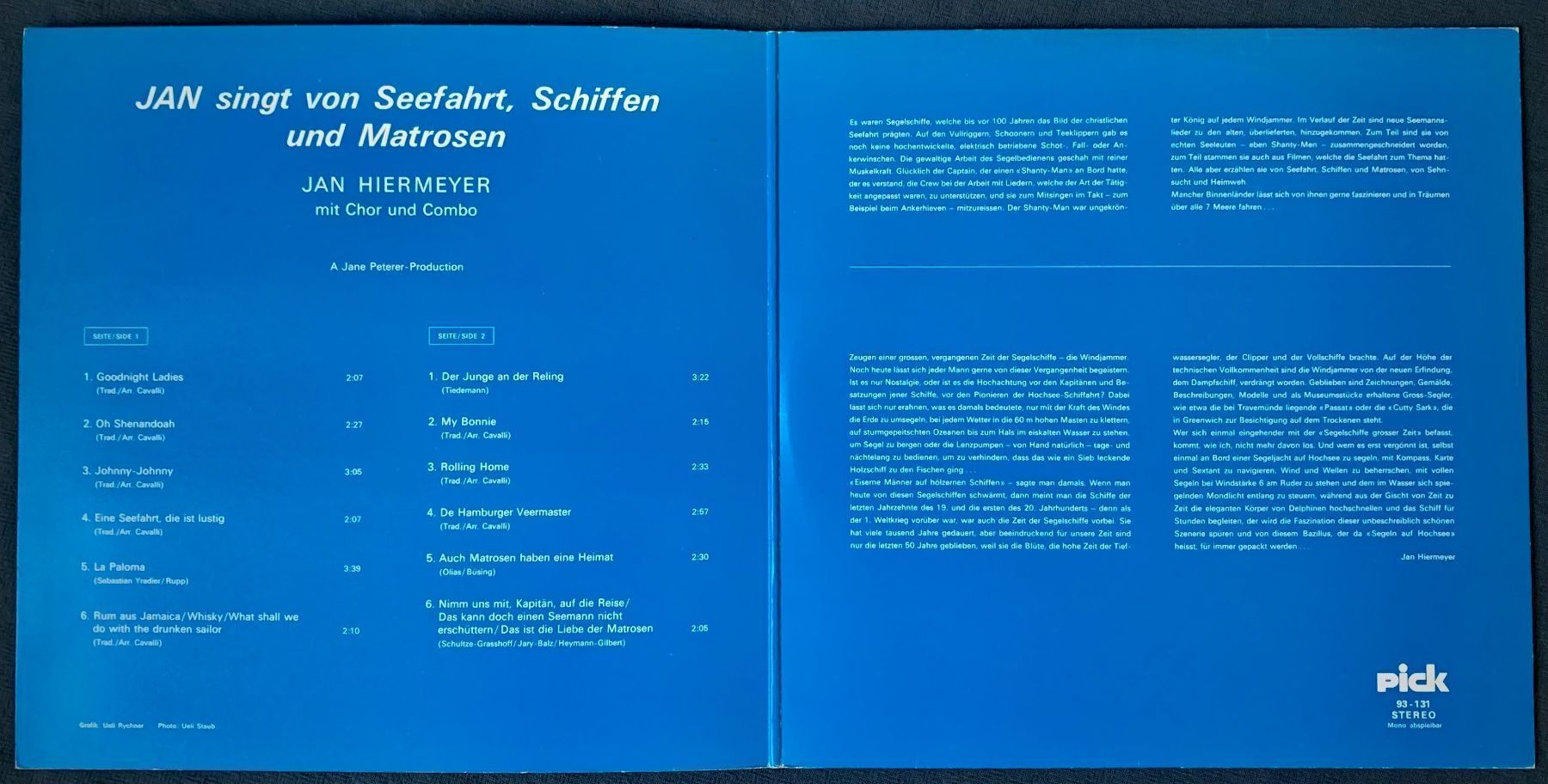 Schallplatten: Jan Hiermeyer "Seefahrt und Matrosen" – Gebraucht aus Spiez von martin-7973 2