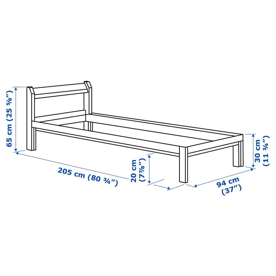 Ikea Reti a doghe: Single Bed Frame plus slats – Nuovo (secondo la descrizione) da Zürich venduto da Mmmico 1