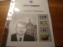 Set John F, Kennedy, beliebtester US-Präsident um 1973