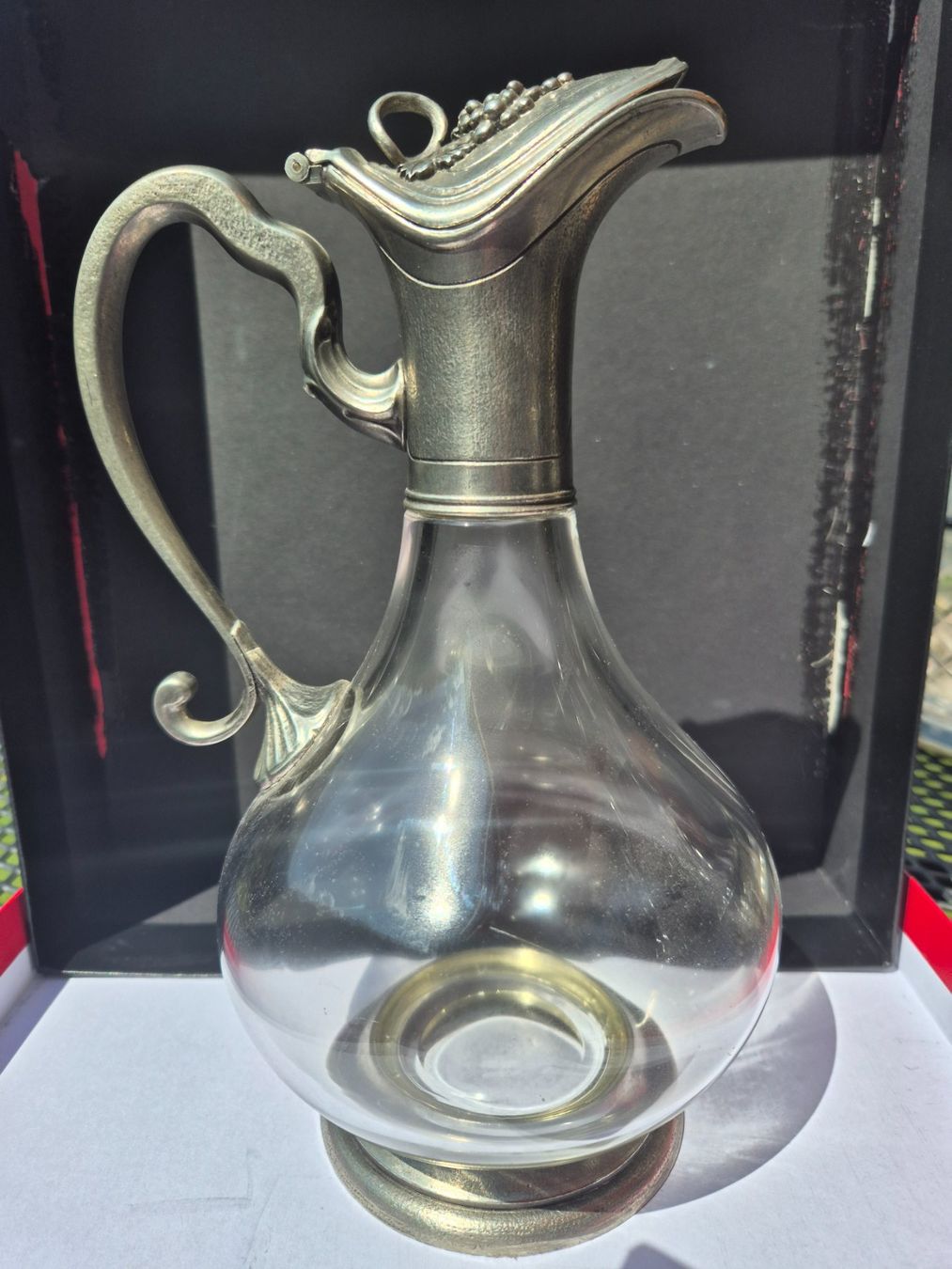 Carafes: Carafe verre - étain – D'occasion à Martigny par Cooper2014