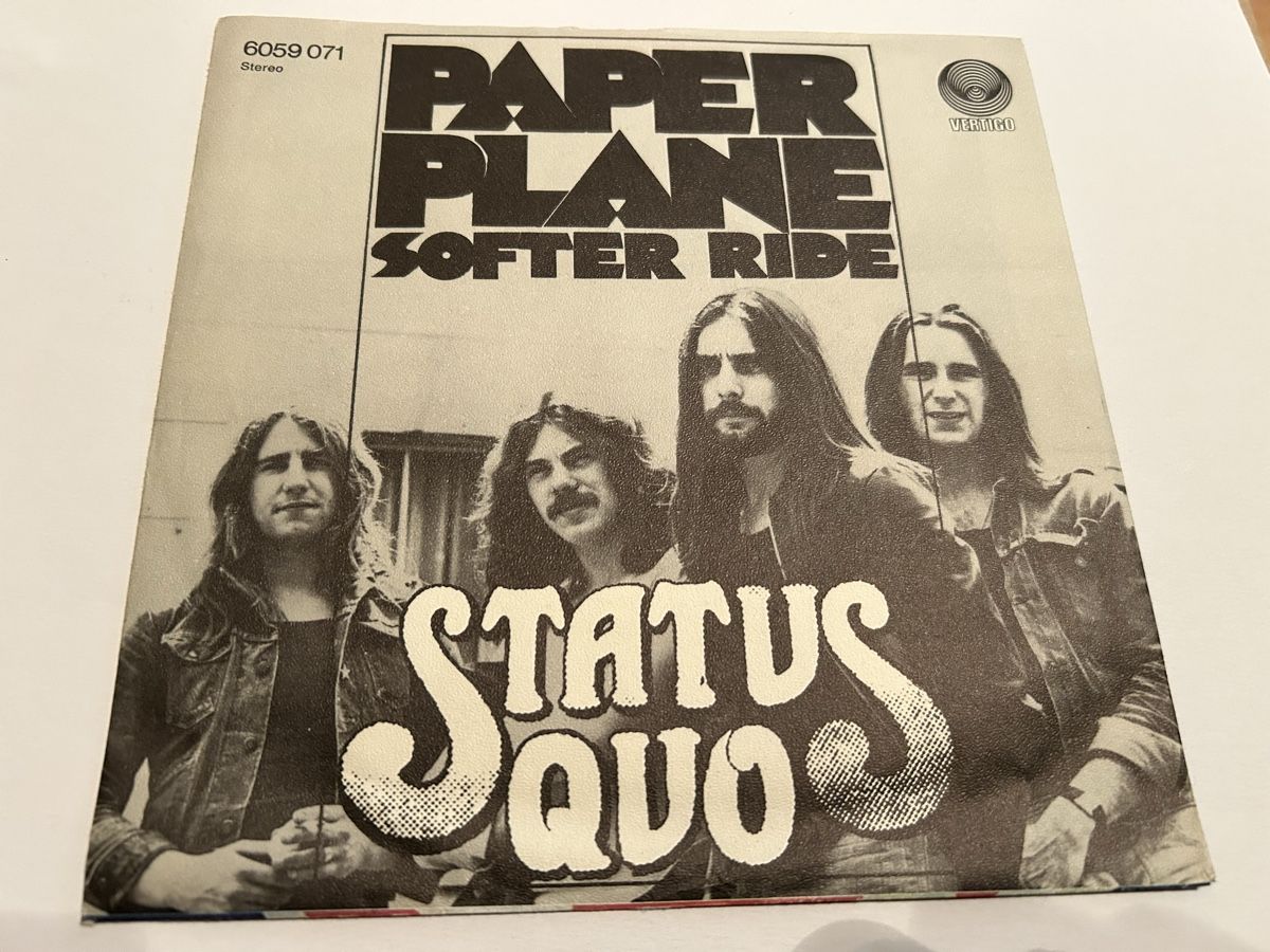 Dischi in vinile: Status Quo. 1972.  Vertigo. Paper Plane – Usato da Faulensee venduto da Mizuno06 1