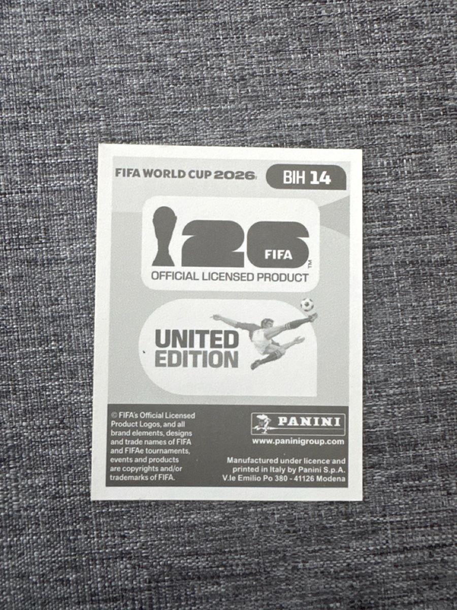 Panini Carte collezionabili: Panini WM 2026 - BIH 14 – Nuovo e nell'imballaggio originale da Fribourg venduto da wor_lp9t 1