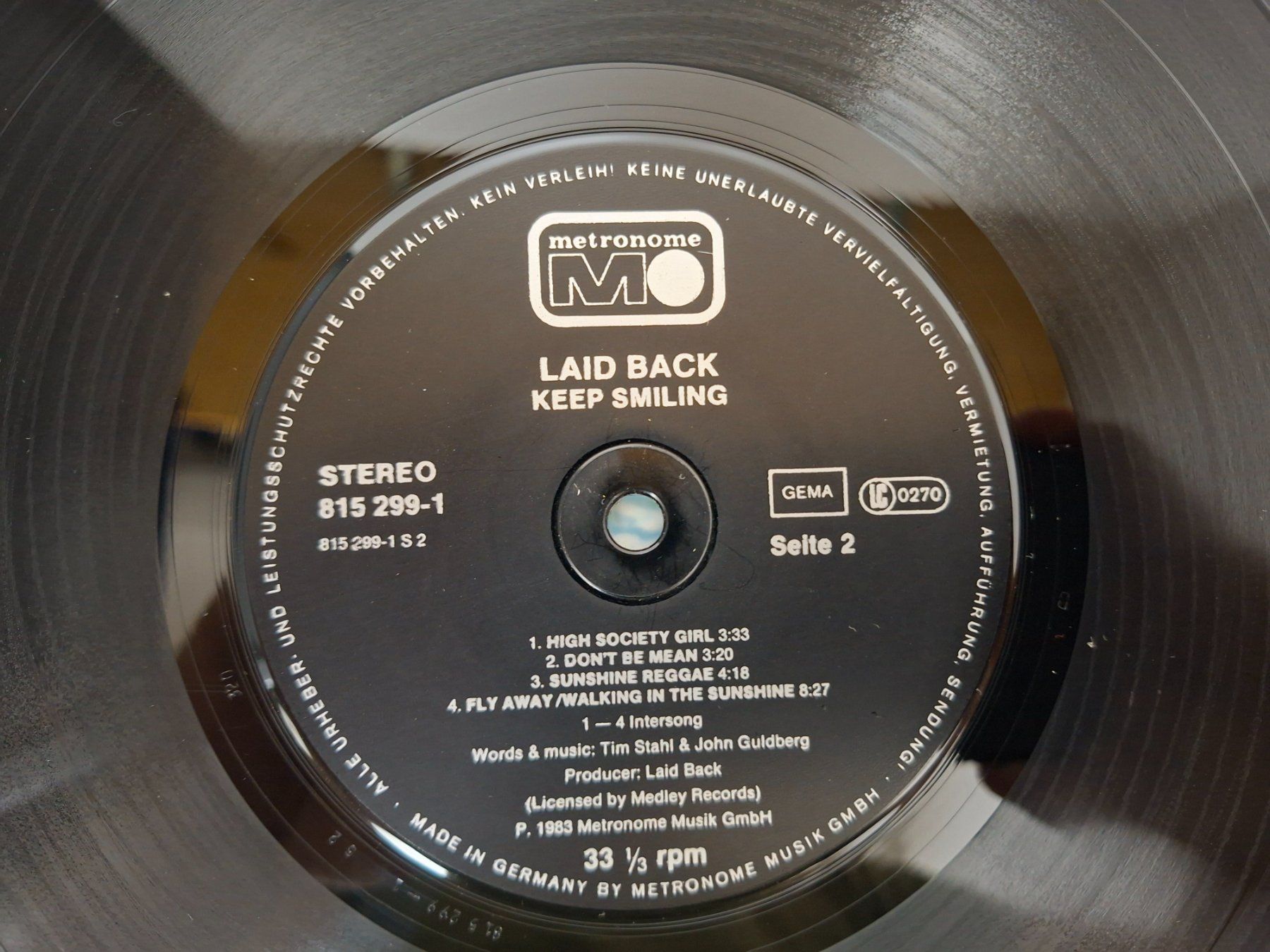 Dischi in vinile: Laid Back – ...Keep Smiling (Vinyl-LP) – Usato da Esslingen venduto da Lp4you 3