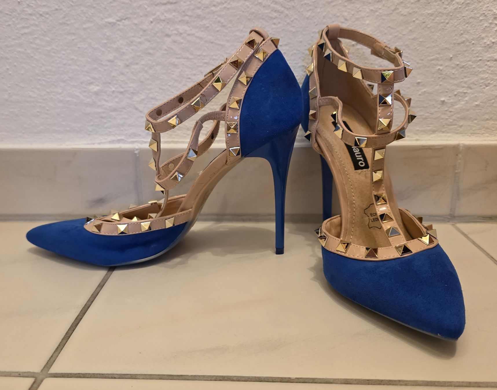 Scarpe da donna: Blaue High Heels von Super Mauro – Usato da Effingen venduto da coc_7c9b 1