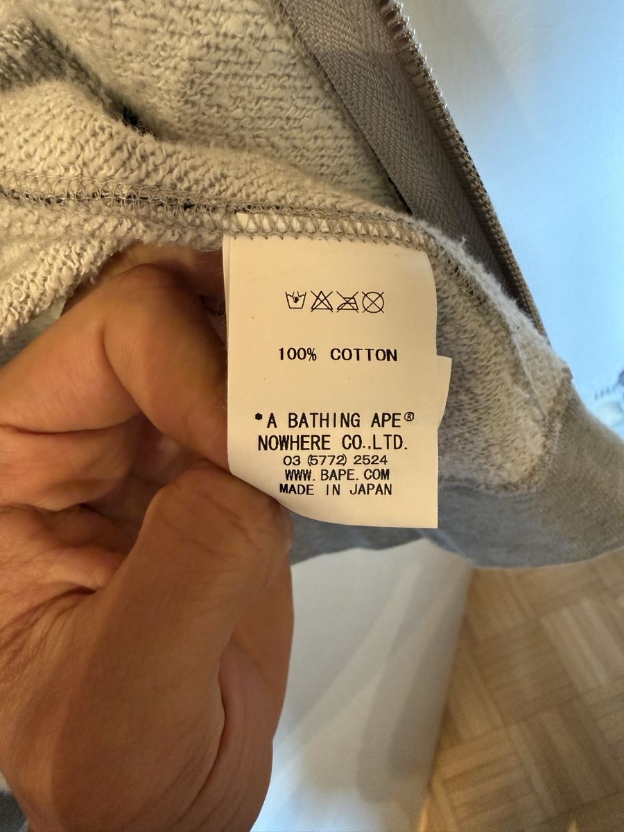 Bape Maglioni & Felpe: Bape Full Zip Hoodie, Grey Star Pattern, Men's Size L – Nuovo (secondo la descrizione) da Oberweningen venduto da tol_pfr8 5