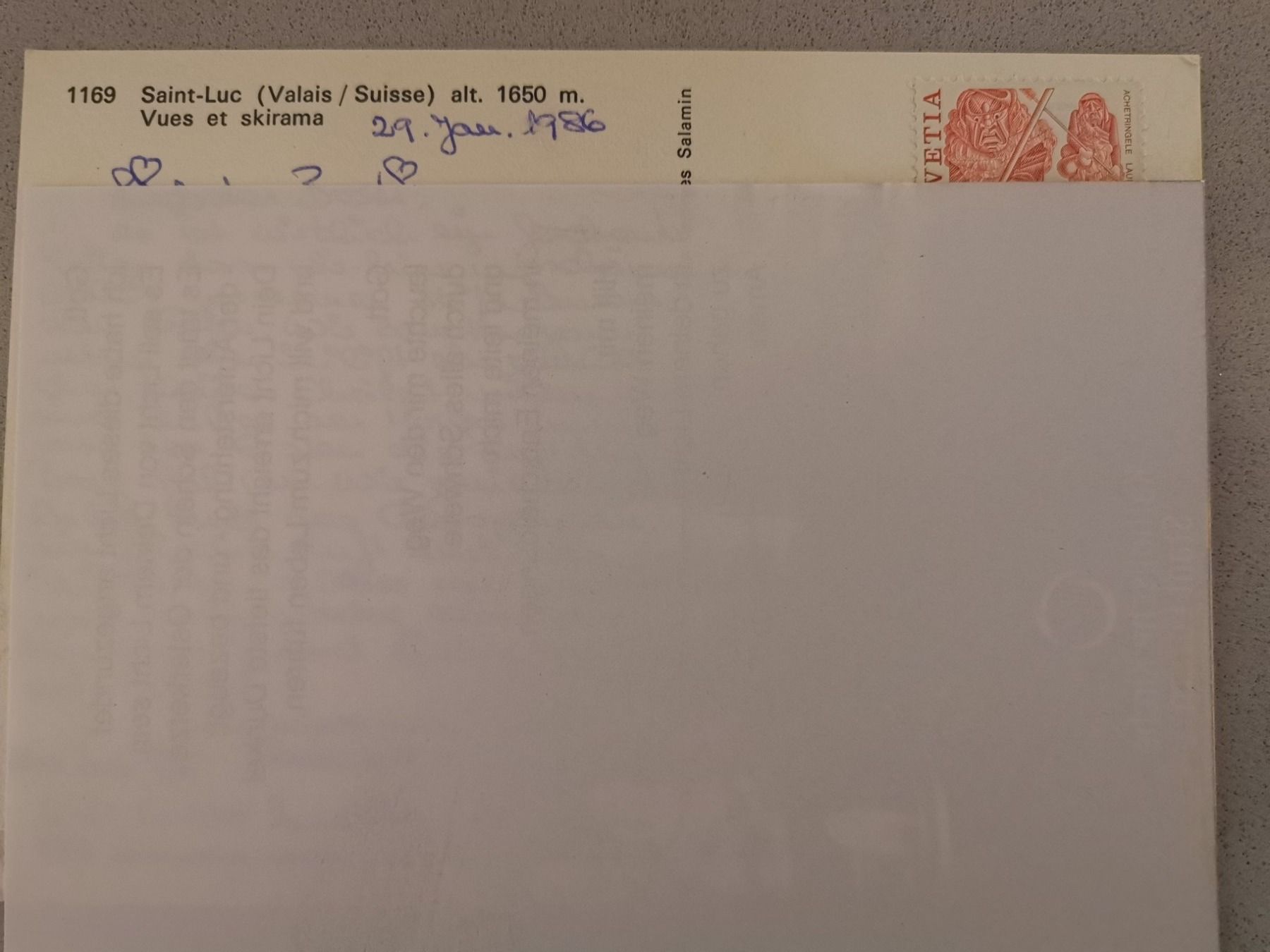 Cartoline postali: AK - St. Luc / Suisse / Valais / Wallis – Usato da Termen venduto da rowi13 1