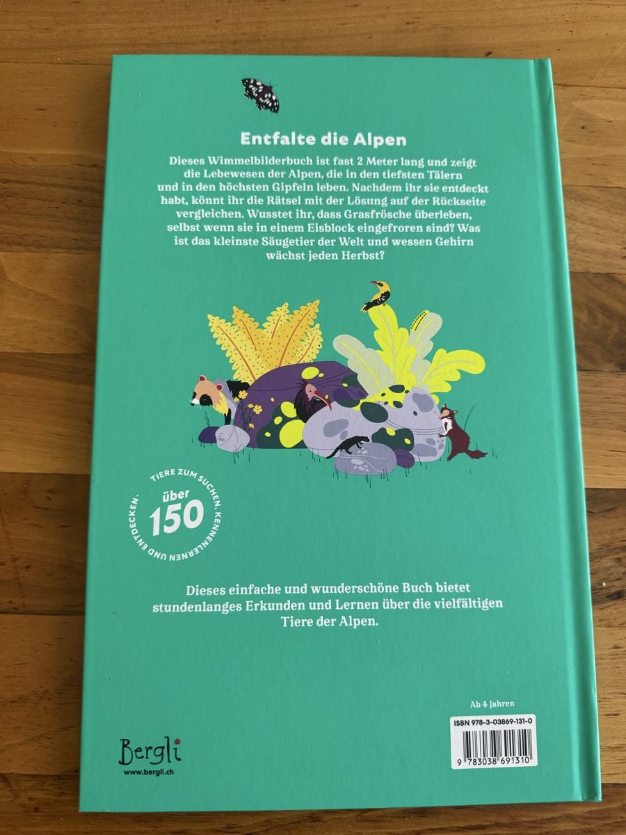 Libri: Die Alpen entdecken Tier-Wimmelbuch Kinder – Usato da Zürich venduto da oase69 1