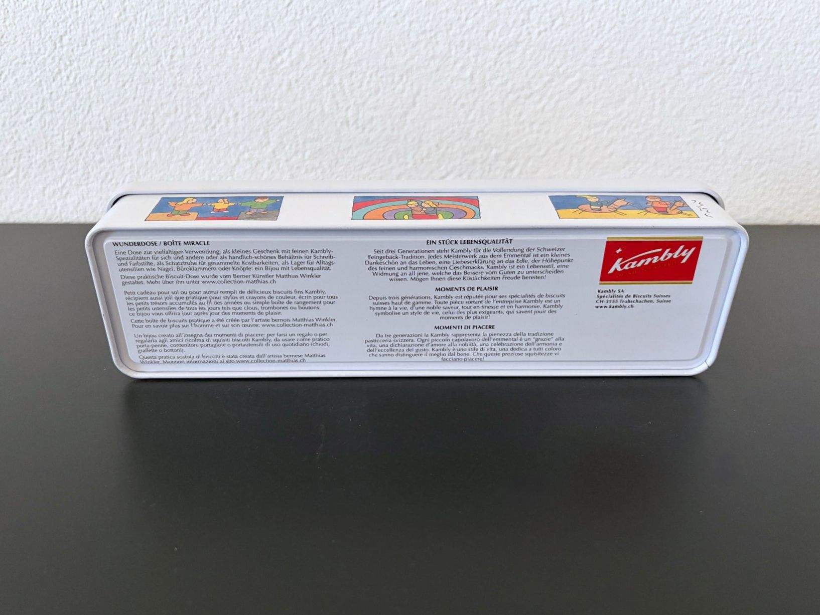 Kambly Dosen: Kambly Blechbüchse Blechdose Wunderdose – Gebraucht aus Birr von Jamonline 2