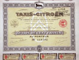 Taxis-Citroen SA, Paris - 1924