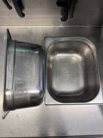 Edelstahl Gastronorm Behälter 1/2 GN Grösse 13 cm tief