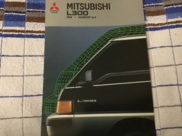 Mitsubishi L 300 Bus und Country 4x4 Verkaufsprospekt 1986