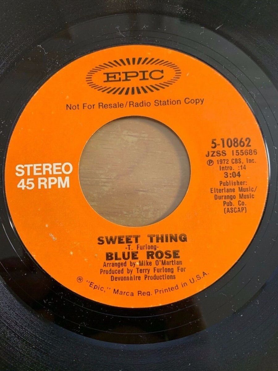 Dischi in vinile: Blue Rose - Sweet Thing / US-Promo 1972 – Usato da Gais venduto da soundcave57
