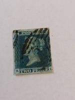 Two Pence Blue 1841 Platte 3 