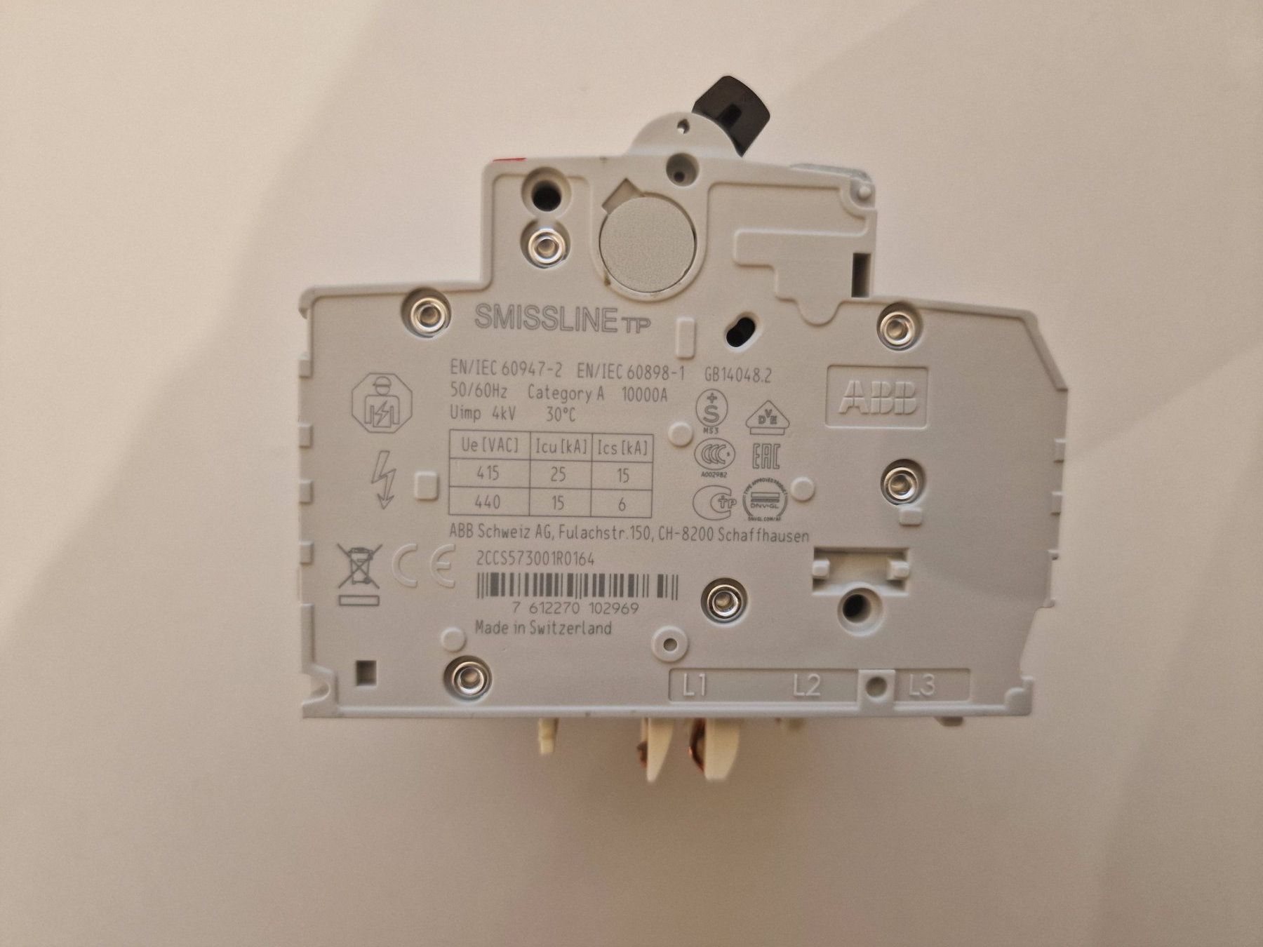 ABB Interruttori: ABB Smissline TP S403M C16 – Usato da Buchrain venduto da Sssschaller 2
