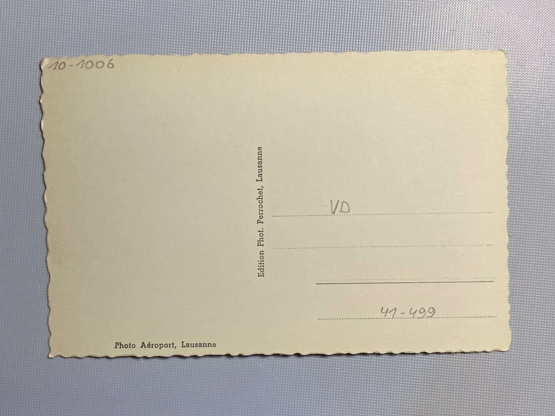 Cartes postales: Villars - vu d'avion – D'occasion à Steg VS par danwer74 1