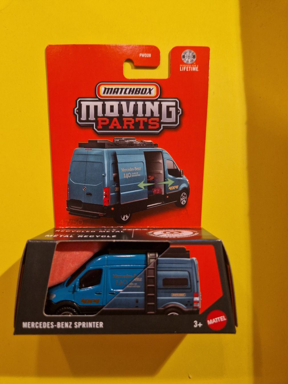 Matchbox Modellini d'auto: Matchbox MERCEDES-BENZ SPRINTER – Nuovo e nell'imballaggio originale da Oftringen venduto da Rotor