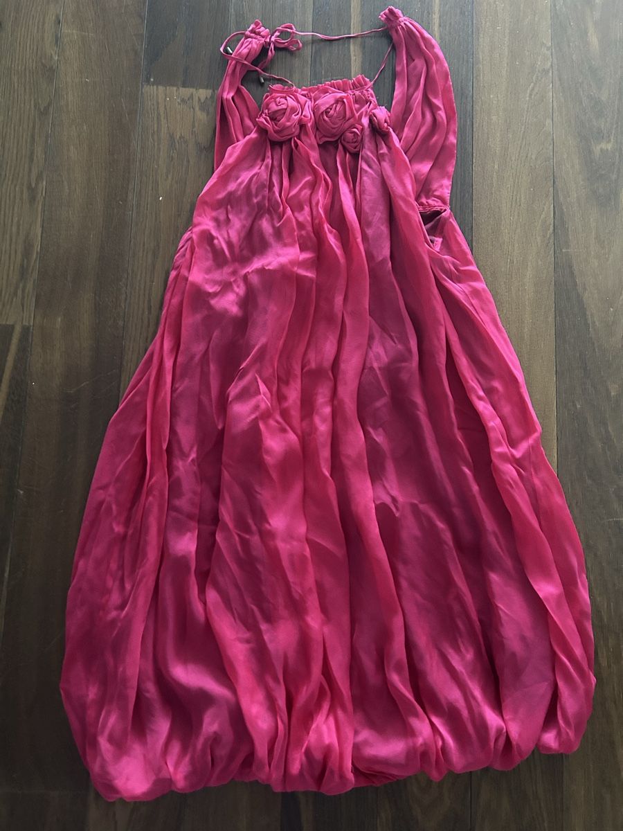Vestiti: 100% Seide Kleid Fuchsia S – Usato da St. Gallen venduto da jojan 1