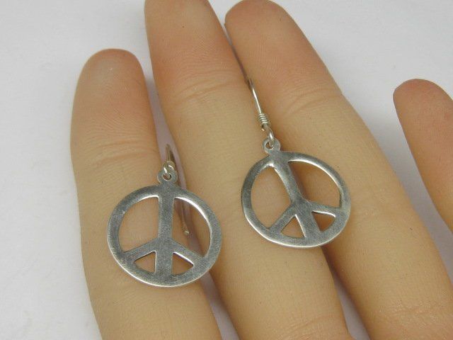 Orecchini pendenti & Orecchini a lobo: Ohrringe Ohrhänger Silber 925 PRO Peace – Usato da Ermatingen venduto da Decovin 4