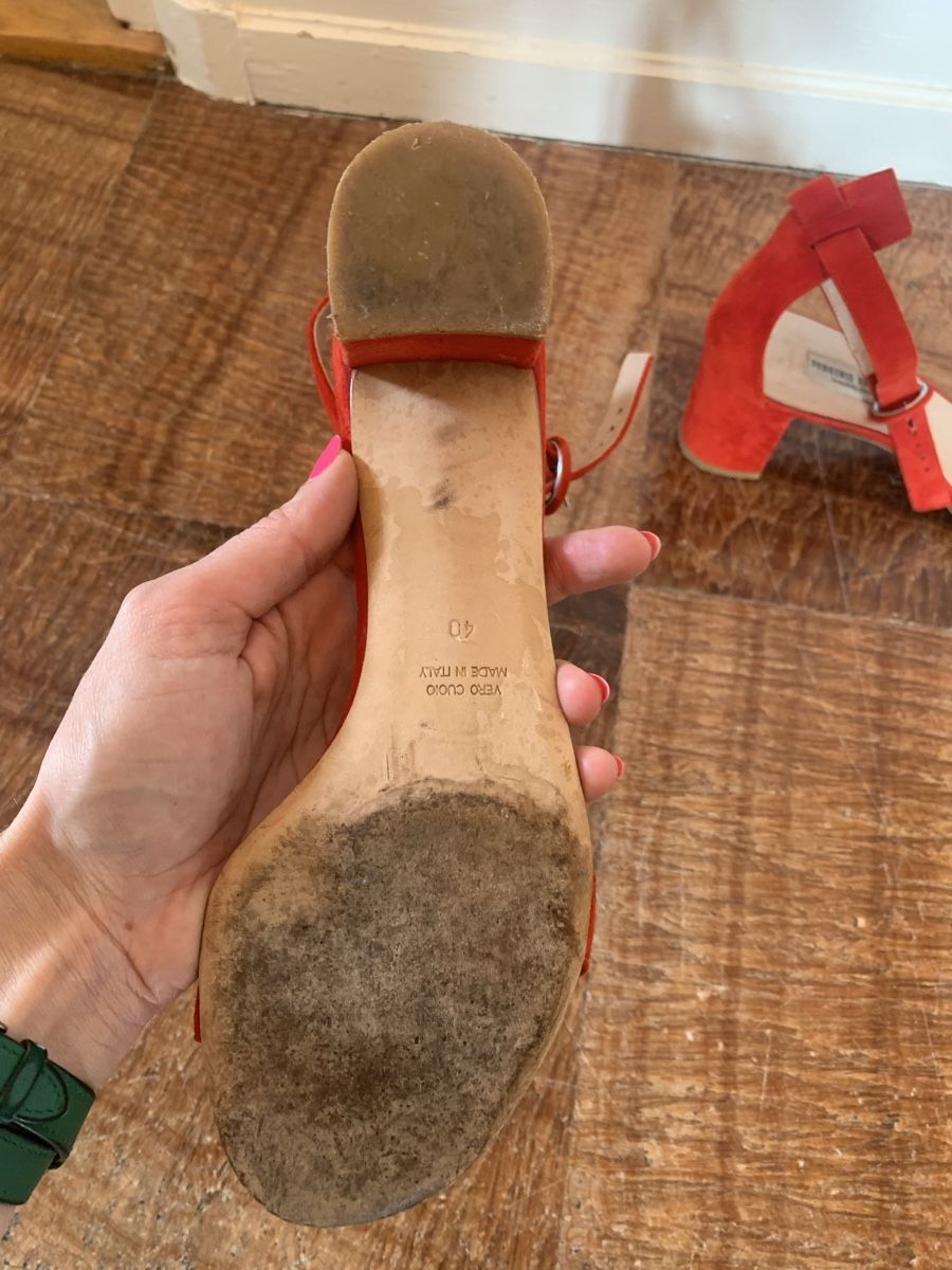 Scarpe da donna: Sandales rouges – Usato da Lausanne venduto da Berry.M 2
