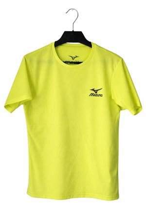 T-shirt Mizuno Jaune Fluo - Course à pied - Taille S