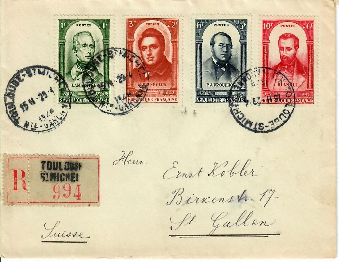 Tous les timbres: Brief, Frankreich – D'occasion à Hochdorf par Ziegel-16
