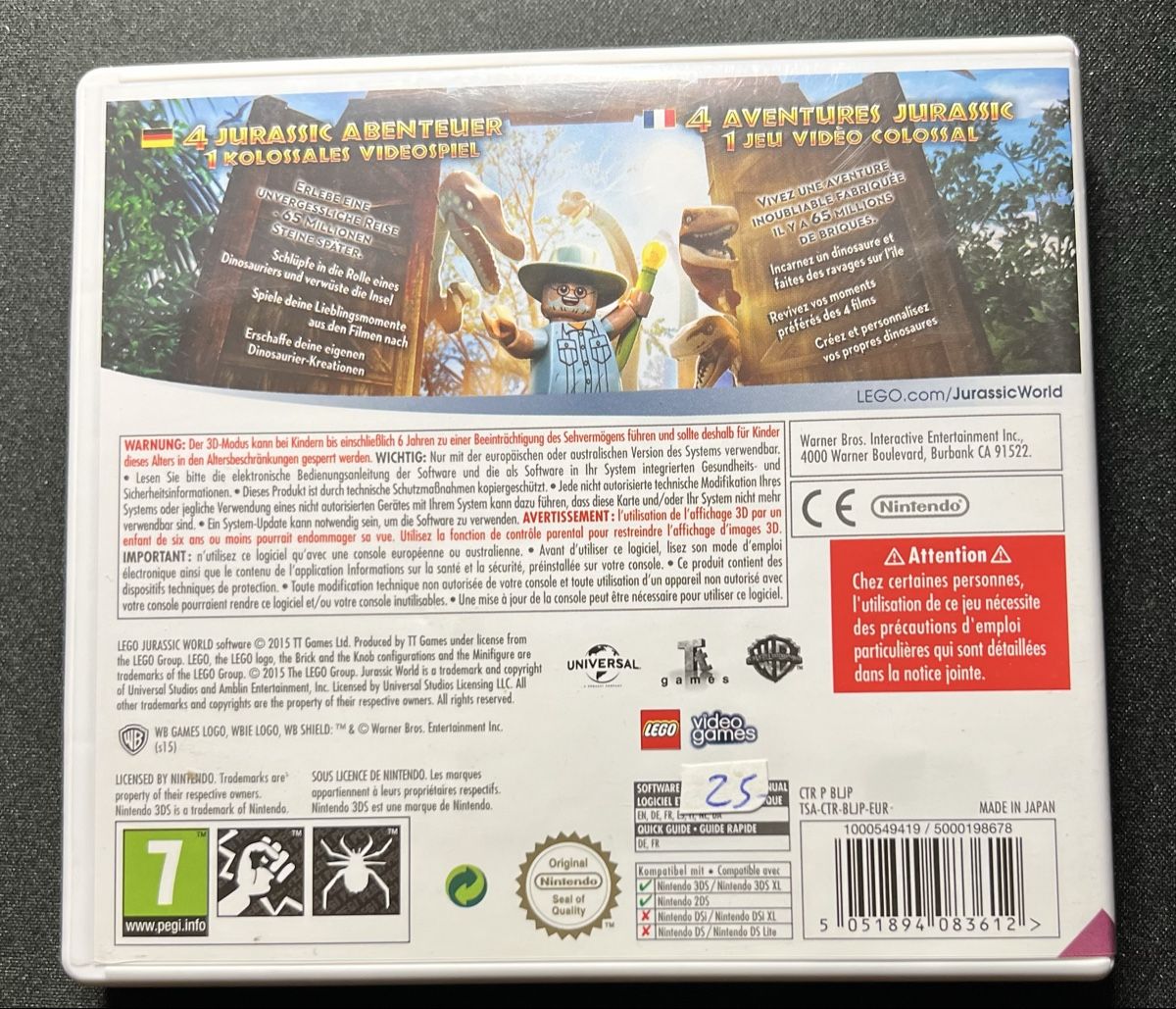 Giochi: Lego Jurassic World – Usato da Grandevent venduto da David28313 2