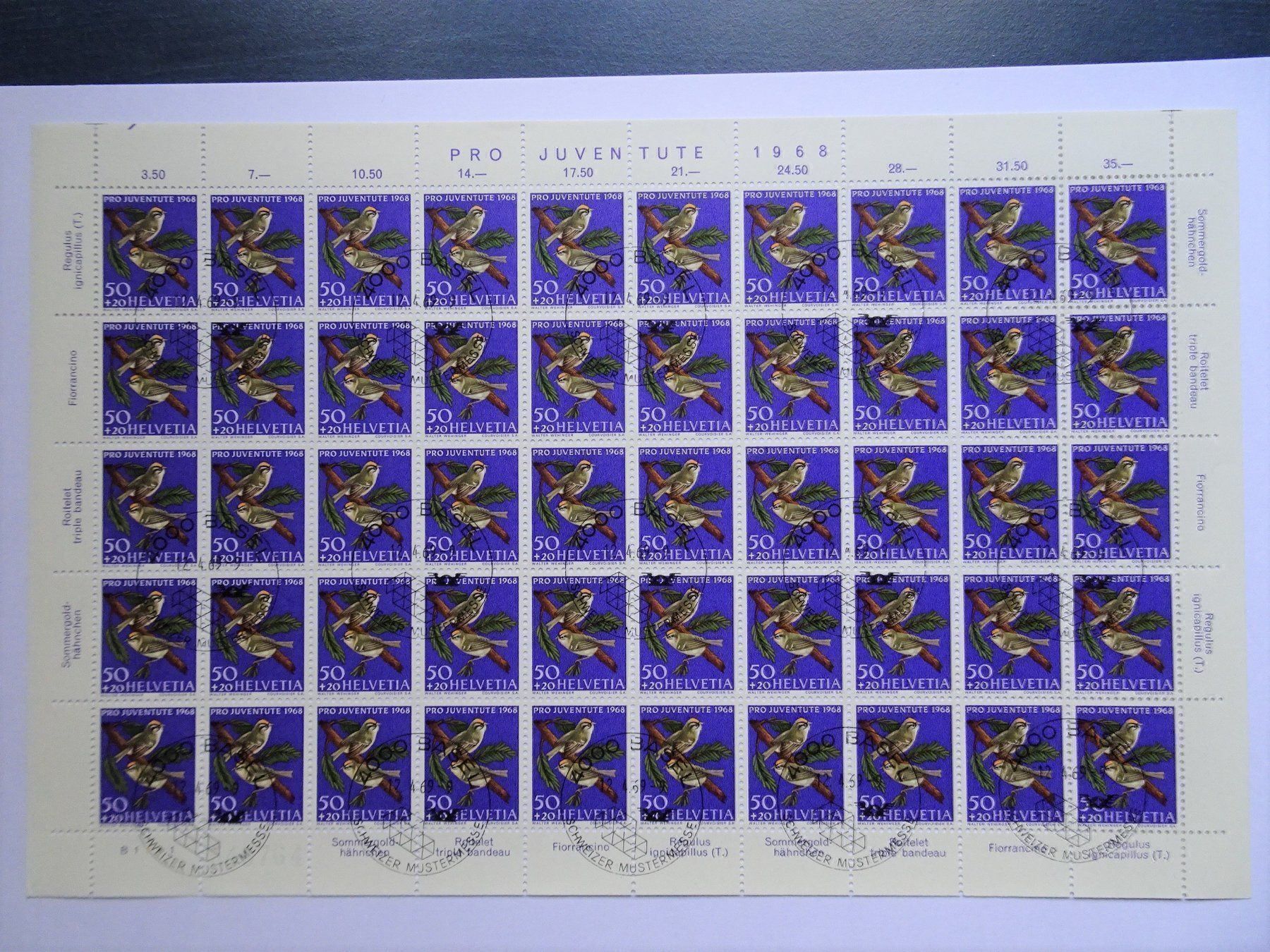 Tous les timbres: PJ 1968 – Neuf (Voir description) à Aadorf par Chnorli-Furz