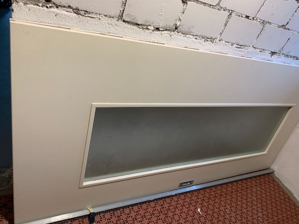 Schiebetr Holz Weiss Mit Glaseinsatz