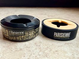 Lot de 2 cendriers publicitaires Parisienne vintage