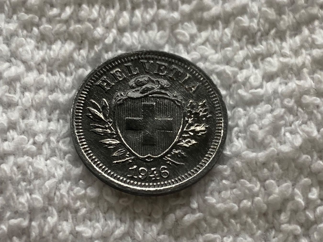 Alle Münzen: 1 centime/rappen 1946 – Gebraucht aus Nyon von Ilmi09