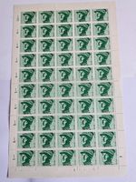 Timbres Suisse neuf 20 Rappen, Feuille complète,